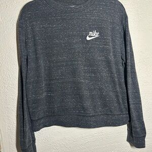 Nike Women's Dark Gray Crew Neck Sweater